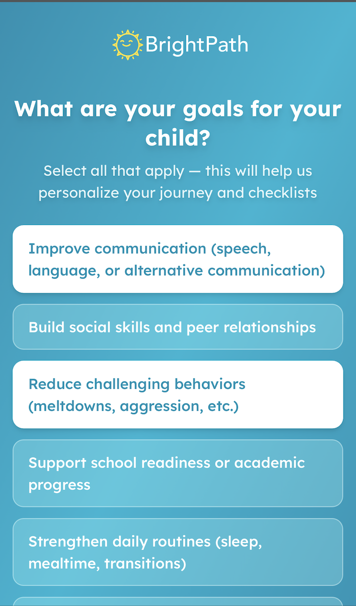 BrightPath โ Navigate Your Autism Journey with Clarify and Confidence